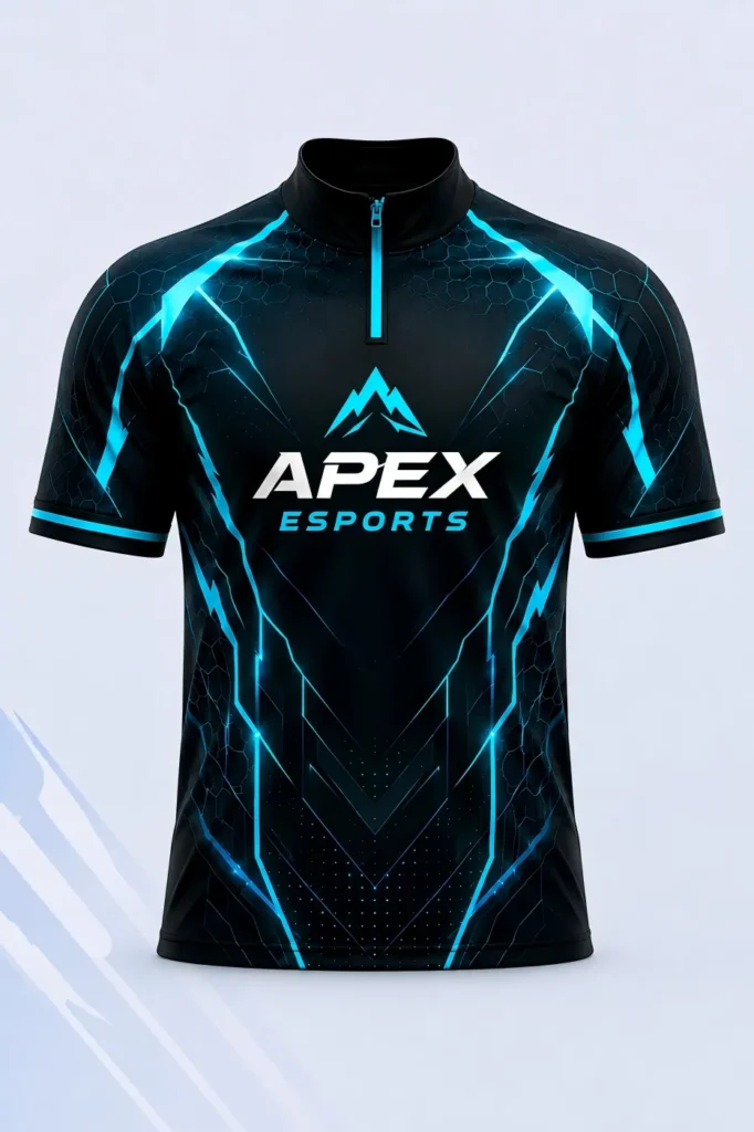 Custom Quarter-Zip Esports Jerseys-1