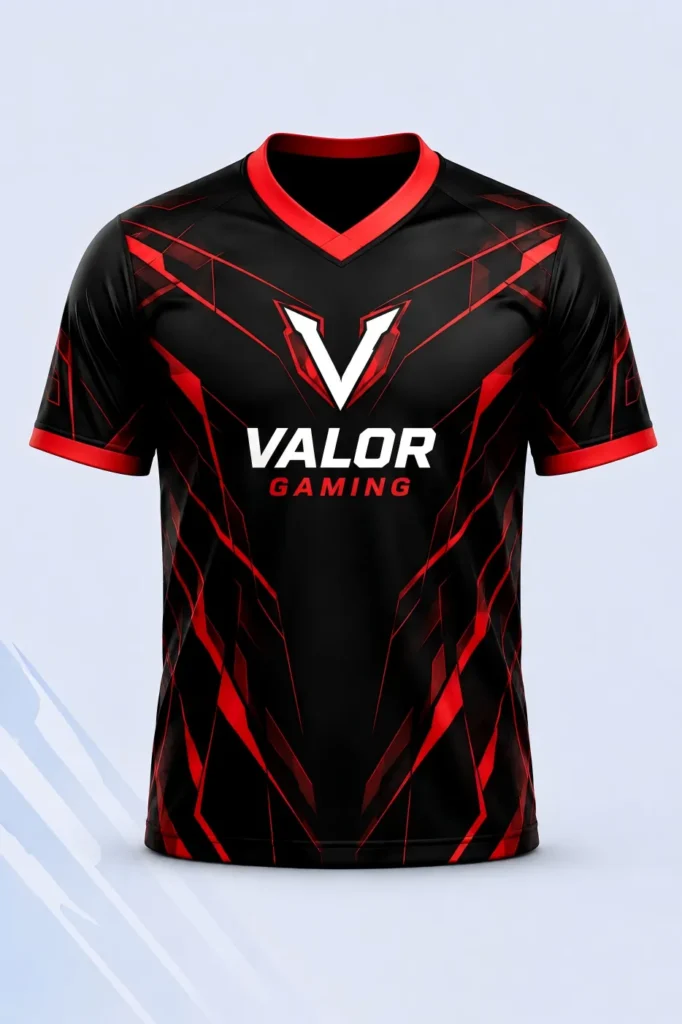 Custom V-Neck Esports Jerseys-1