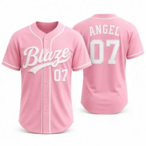 custom pink baseball jerseys