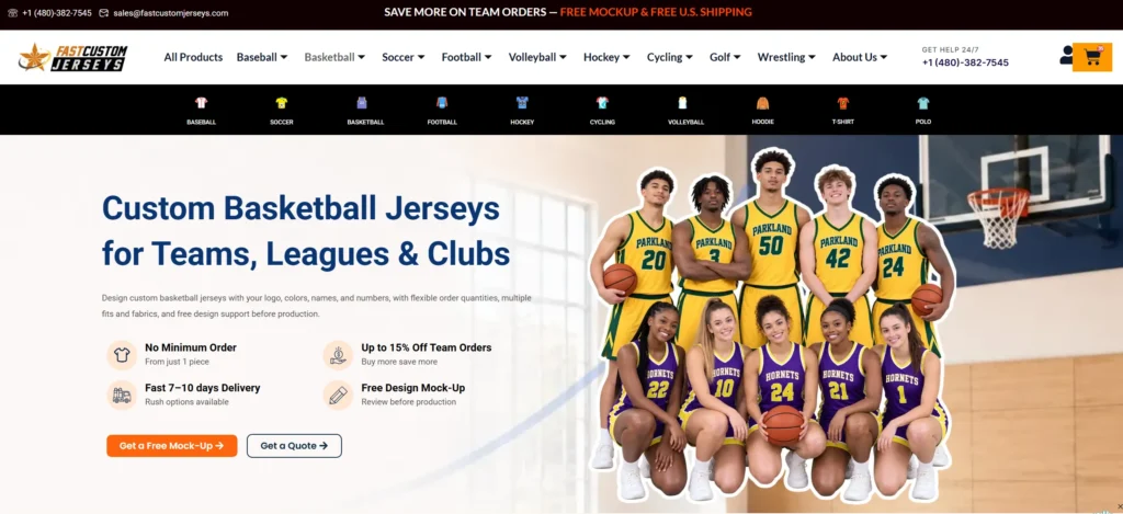 custom basketball jerseys fastcustomjerseys