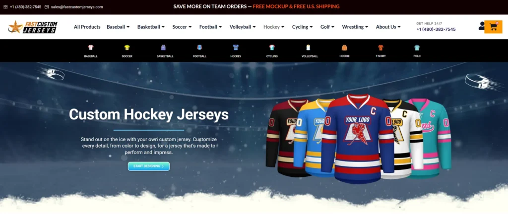 custom hockey jerseys fastcustomjerseys